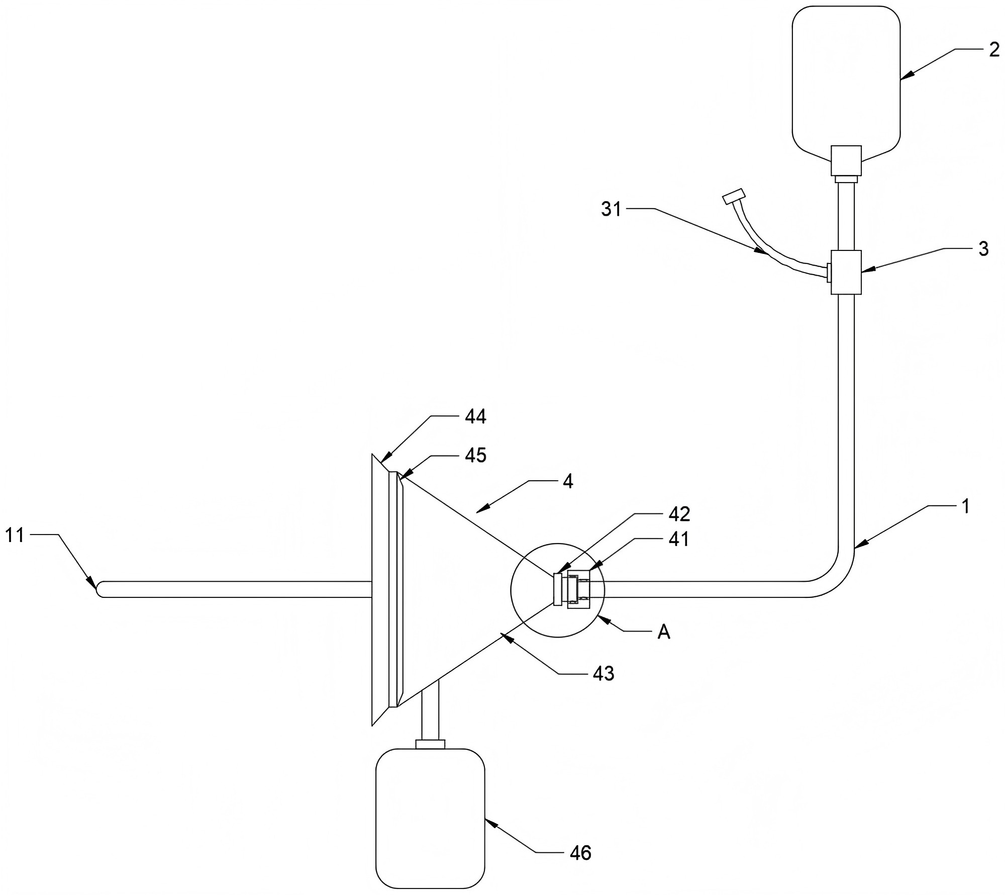 一种防喷溅灌肠装置